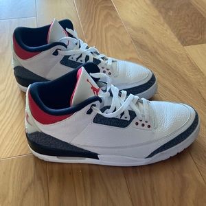 Jordan 3 Retro Denim used size 12